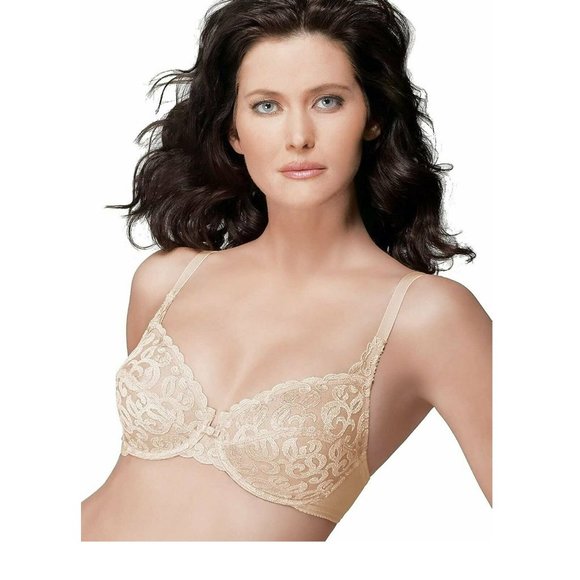 Wacoal Arabesque Embroidered Bra, 34DD, Sand - Picture 1 of 2